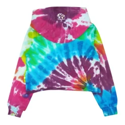 Krótka bluza dresowa Tie-dye