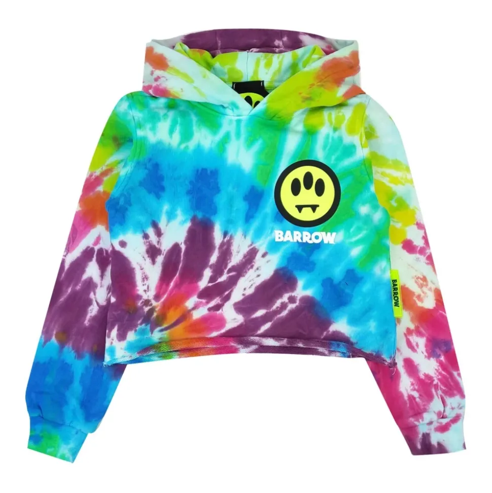 Krótka bluza dresowa Tie-dye