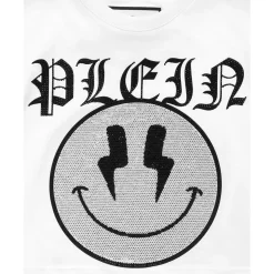 Krótki T-shirt z okrągłym dekoltem SS Smile