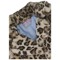 Kurtka animalier ze sztucznego futra