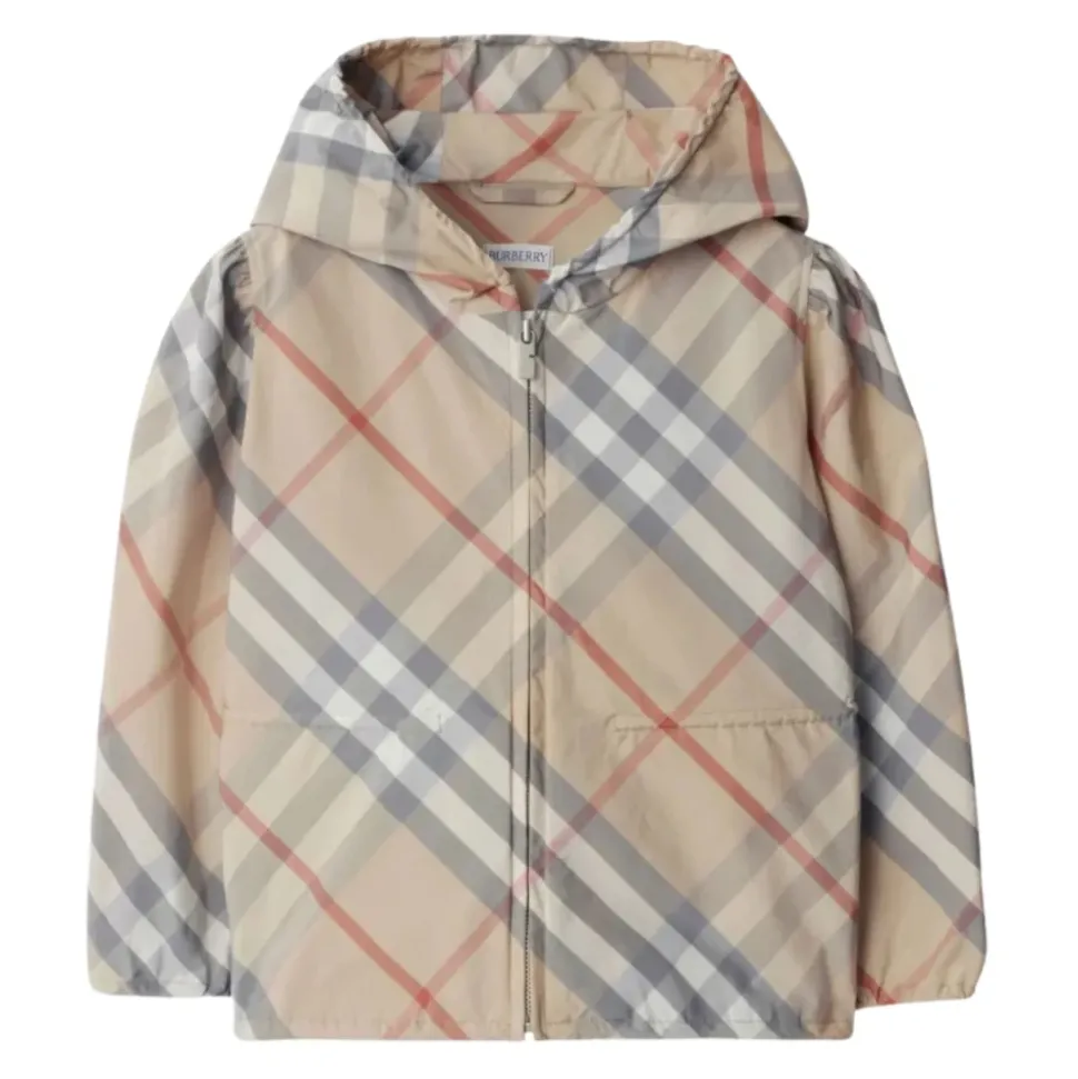 Kurtka Dziecięca Vintage Check Szara
