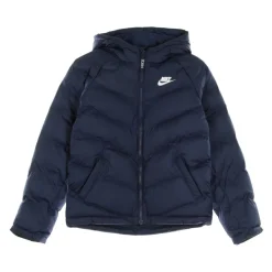 Kurtka Sportowa Nike z Syntetycznym Wypełnieniem, Kolor Granatowy