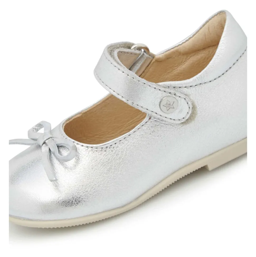 Laminated leather ballet flats BALLET