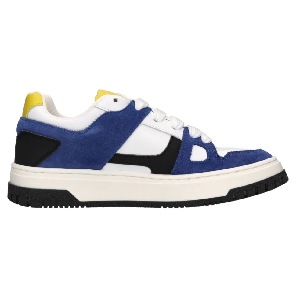 Leather and Suede Sneakers