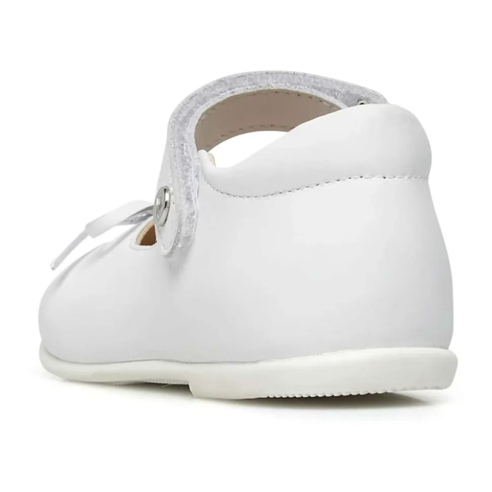 Leather ballet flats with bow BALLET