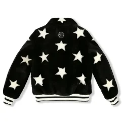 Leather Bomber Stars