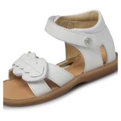 Leather sandals with hearts FIRUN