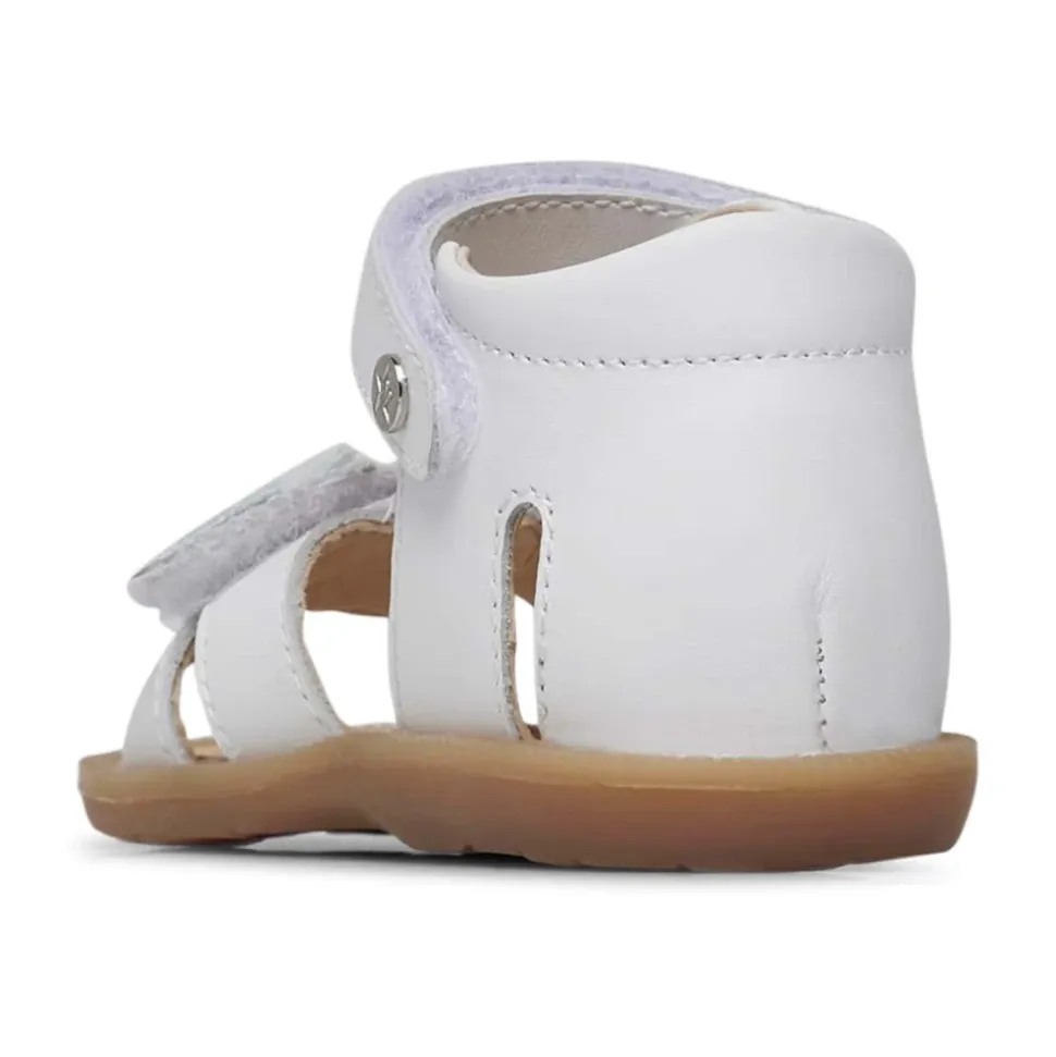 Leather sandals with hearts FIRUN