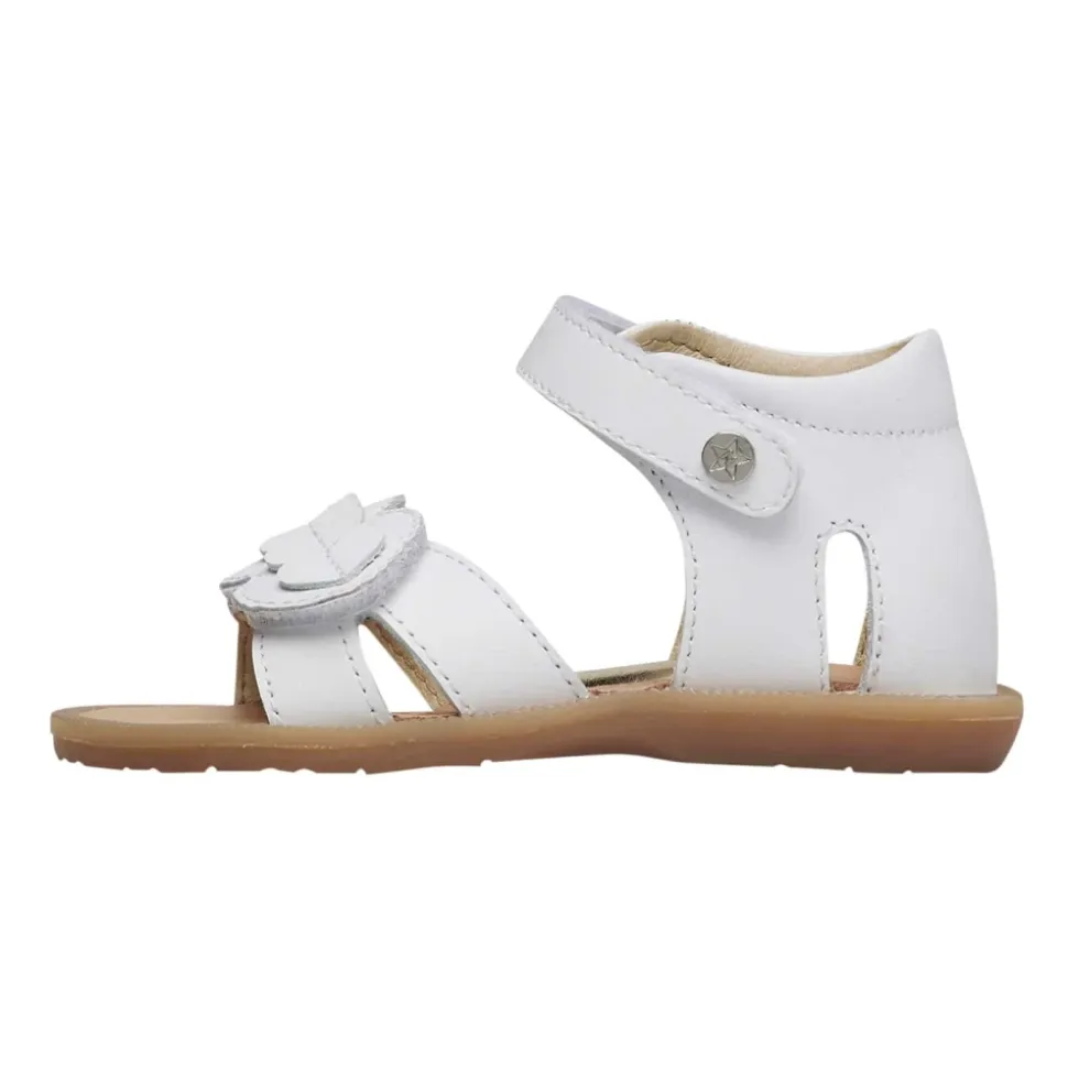 Leather sandals with hearts FIRUN