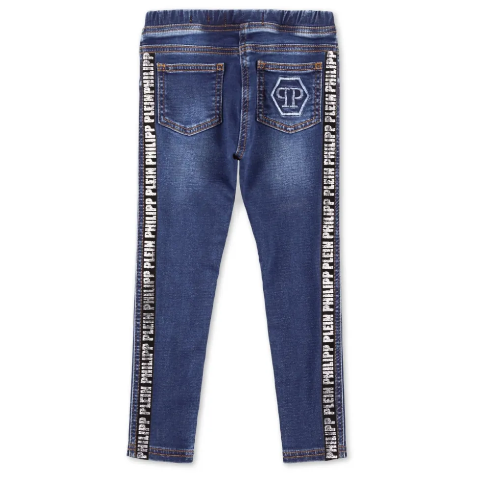 Legginsy jeansowe ze stretchem