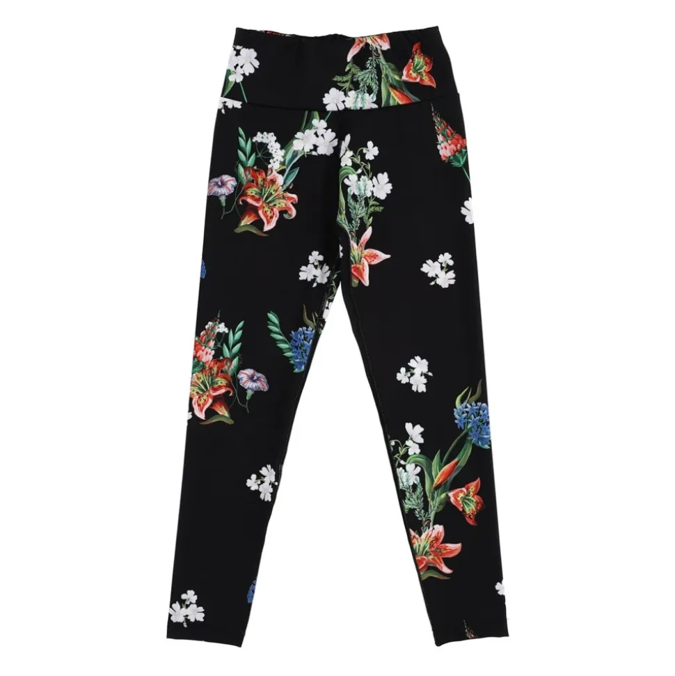 Legginsy z tropikalnym nadrukiem