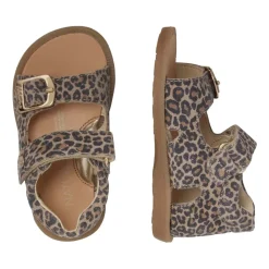 Leopard print suede sandals REVION