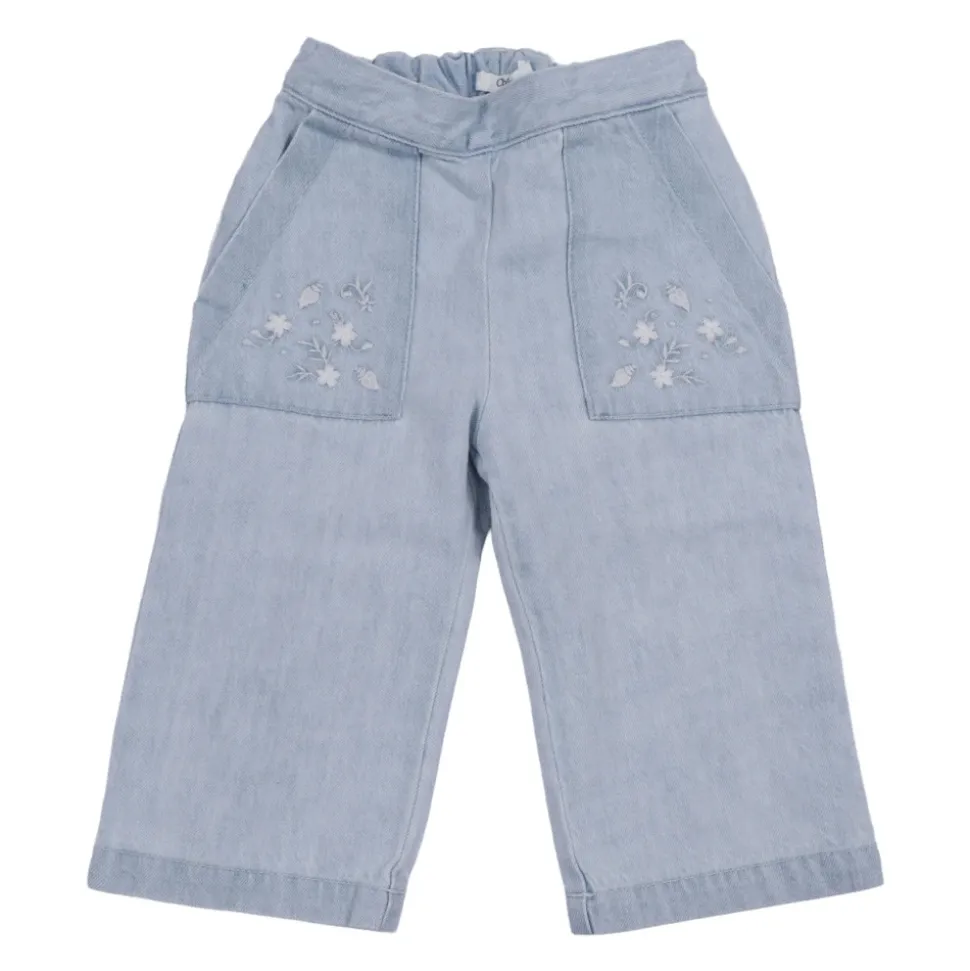 Logo Appliqué Straight Jeans