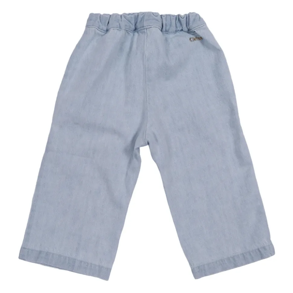 Logo Appliqué Straight Jeans