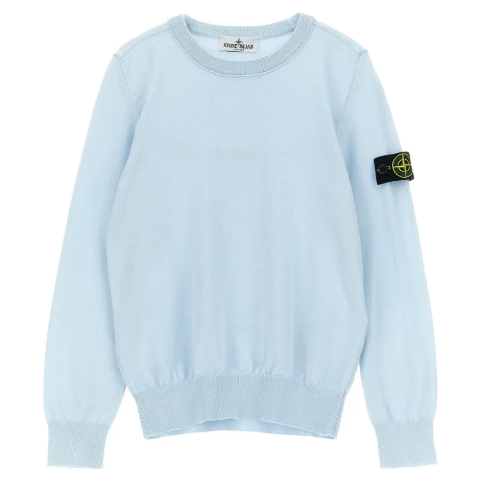 Logo Cotton Crewneck Sweater