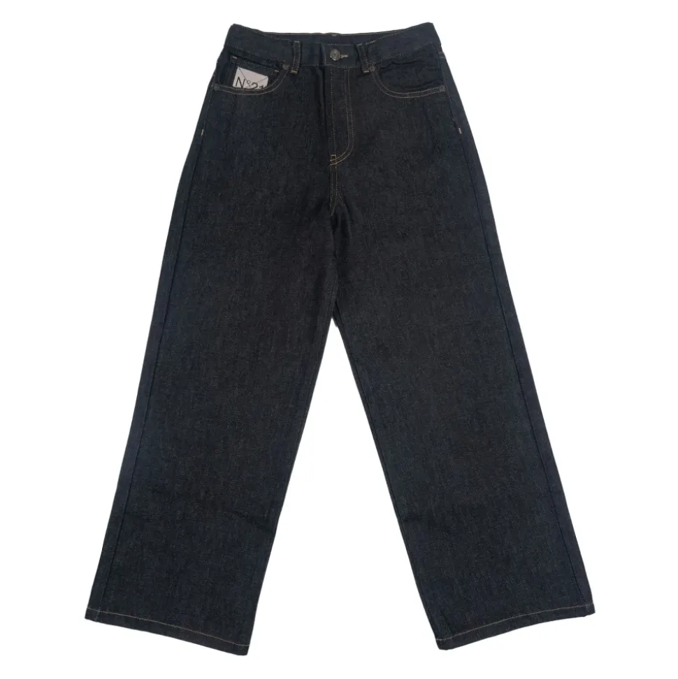 Logo Embroidered Jeans