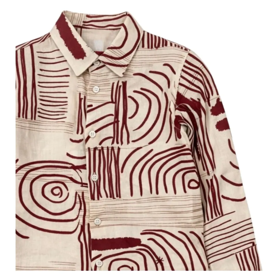 Manuel Ritz Shirts Bordeaux