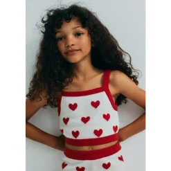 Maqui Short Hearts Jacquard