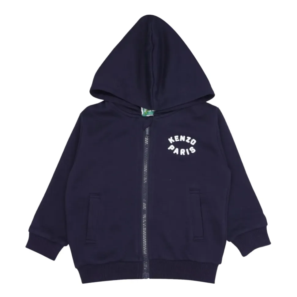 Maxi Logo Zip Hoodie