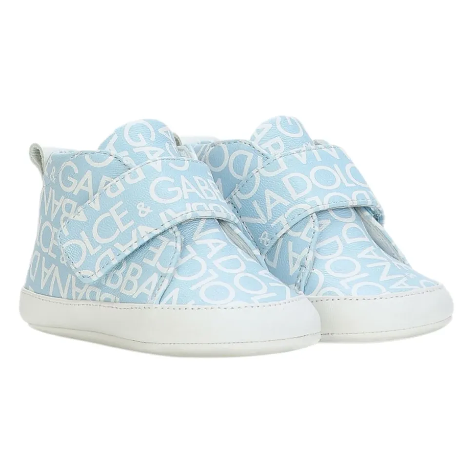 Niebieskie Buty Pre-Walker z Logo
