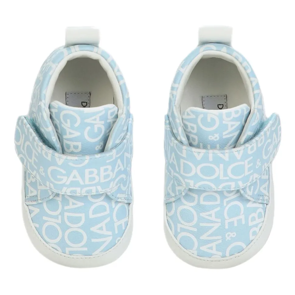 Niebieskie Buty Pre-Walker z Logo