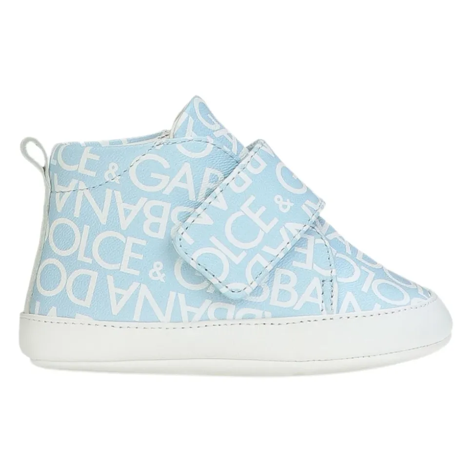 Niebieskie Buty Pre-Walker z Logo