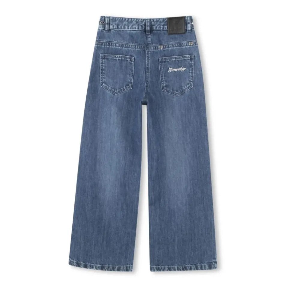 Niebieskie Jeansy Denim
