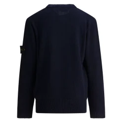 Niebieski Sweter AW25 Stylowy Ciepły