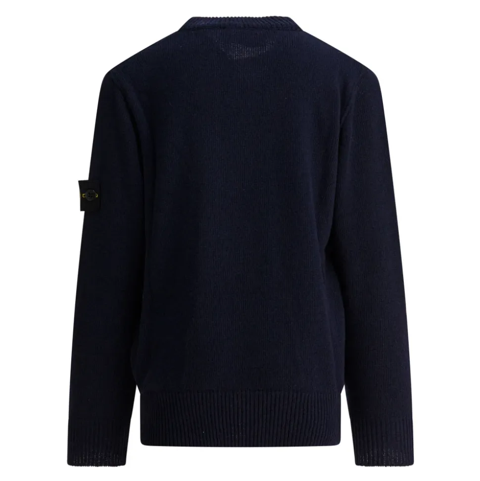 Niebieski Sweter AW25 Stylowy Ciepły