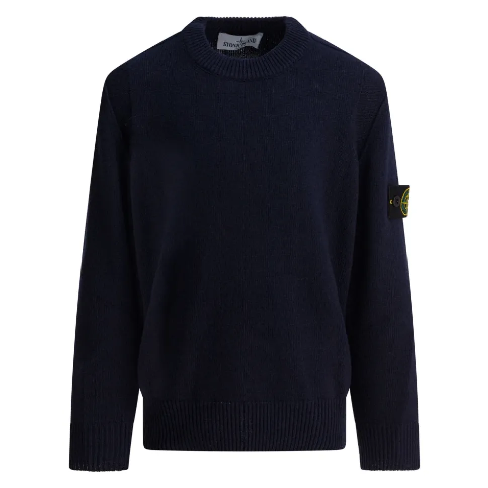 Niebieski Sweter AW25 Stylowy Ciepły