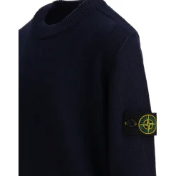 Niebieski Sweter AW25 Stylowy Ciepły
