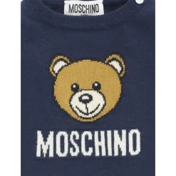 Niebieski Sweter z Logo Misia
