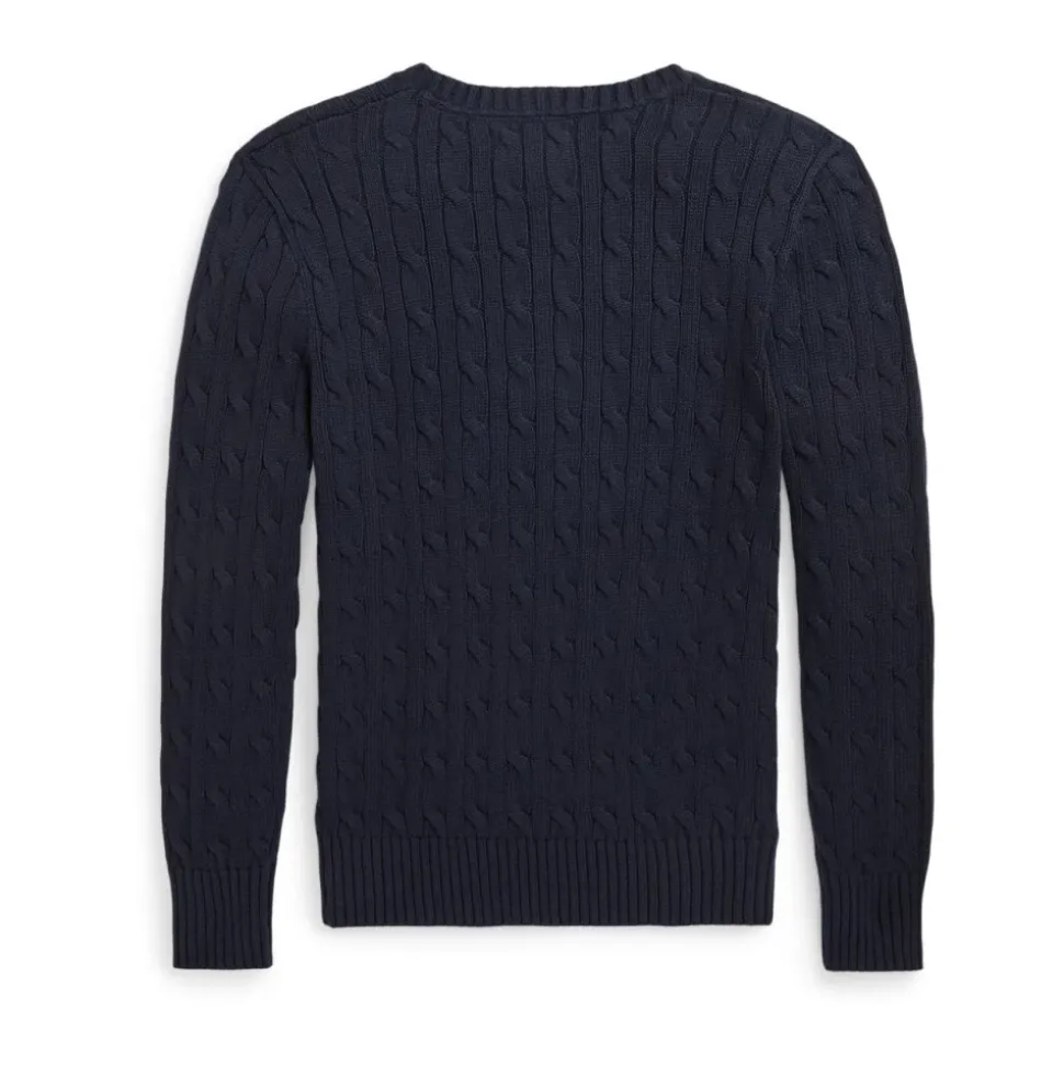 Niebieski Sweter z Polo Pony