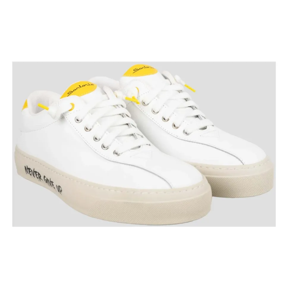 Niskie sneakersy ze skóry