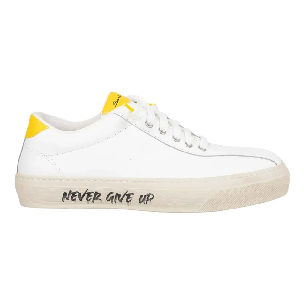 Niskie sneakersy ze skóry