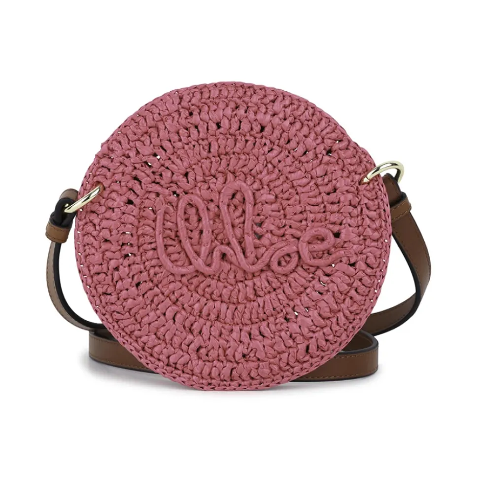 Okrągła Torba Crossbody z Rafii