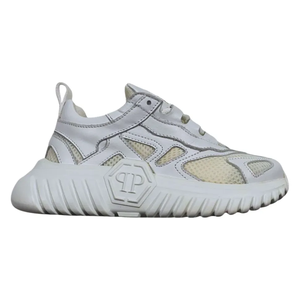 Okrągłe sneakersy z niską cholewką