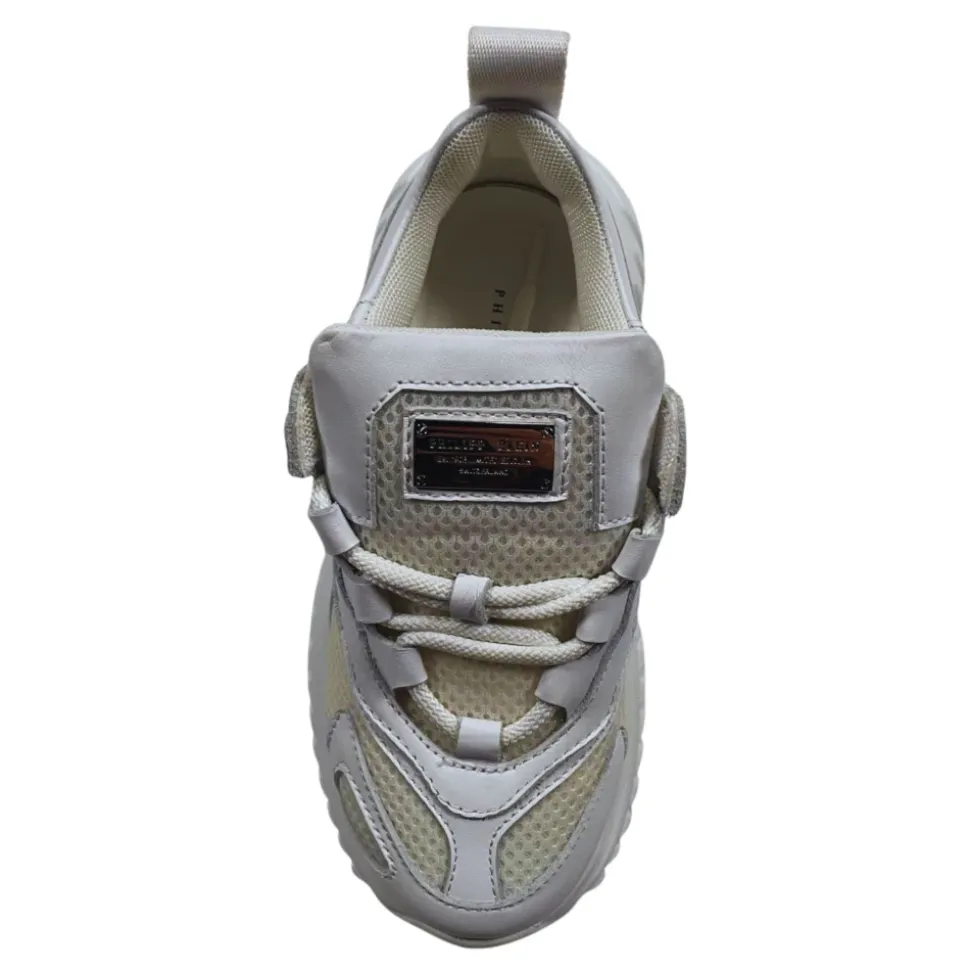 Okrągłe sneakersy z niską cholewką