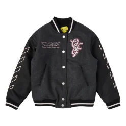 Ow Patch Varsity Jacket