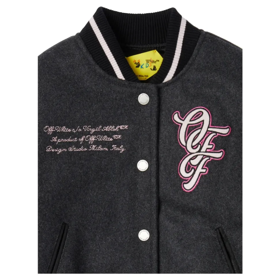 Ow Patch Varsity Jacket
