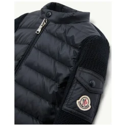 Padded Cotton Zip Cardigan