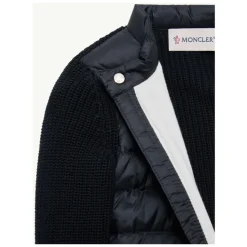Padded Cotton Zip Cardigan
