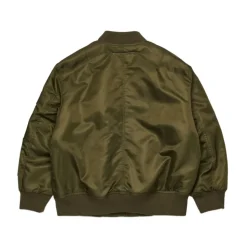 Padded Twill Bomber Jacket
