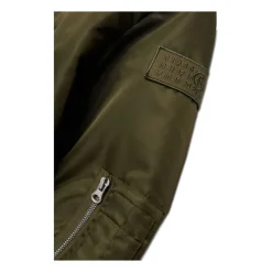 Padded Twill Bomber Jacket