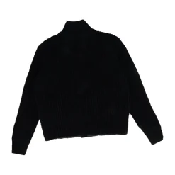 Padded Wool Zip Cardigan