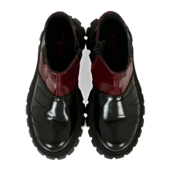82046 Panelled Leather Boot