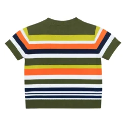 Pasiasty Sweter z Dzianiny