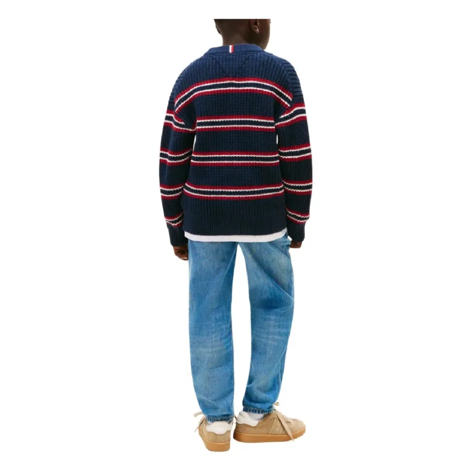 Paski Half Cardigan dla Chłopców