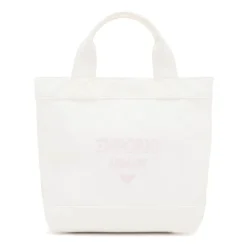 Płócienna torba shopper z haftowanym logo