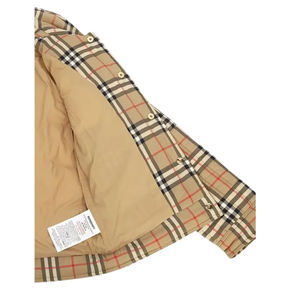 Pikowana kurtka w kratę Vintage Check